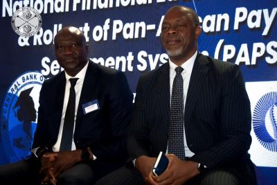 Executive Governor Henry F. Saamoi  and Prof. Mike Ogbalu, Chief Executive Officer of PAPSS